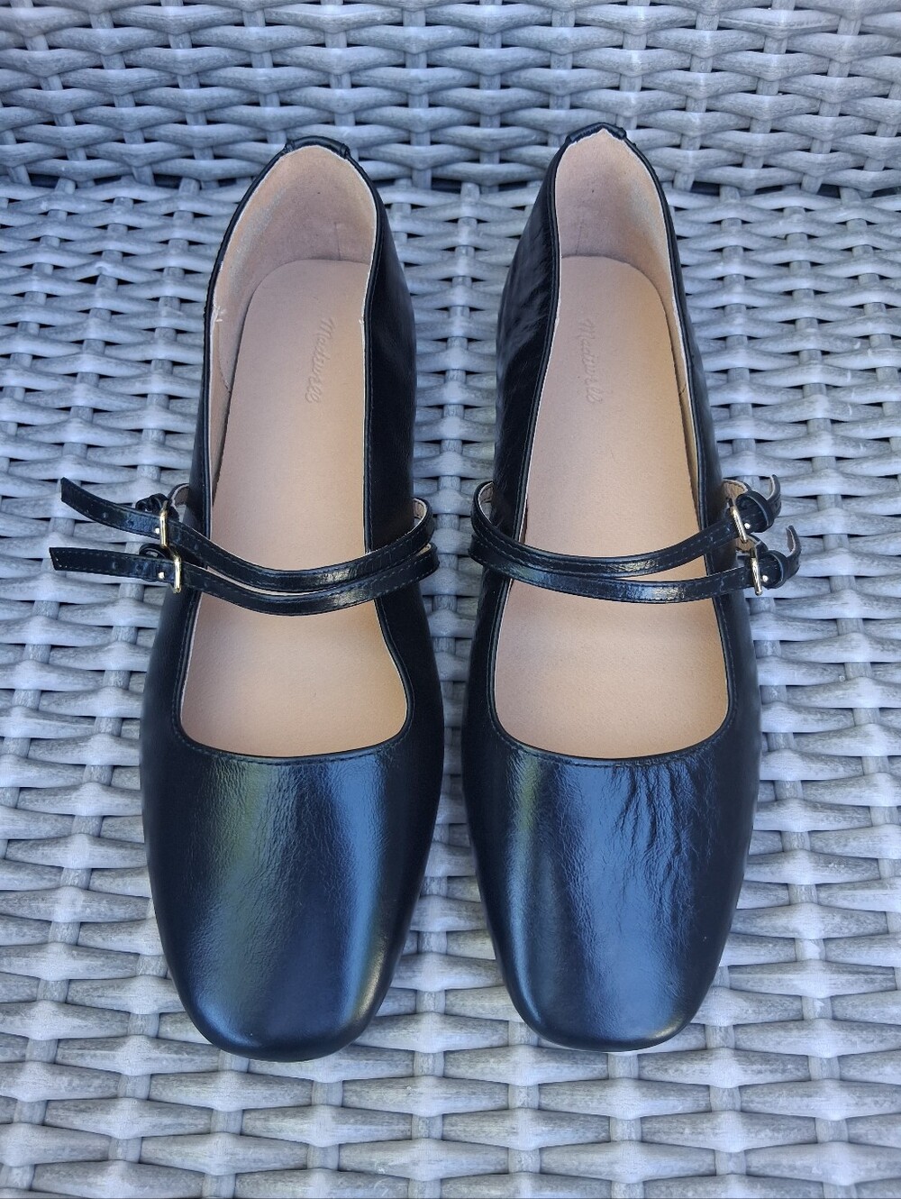 NEW Madewell Mary Jane Flats - Women's Elegant Double-Strap Shoes